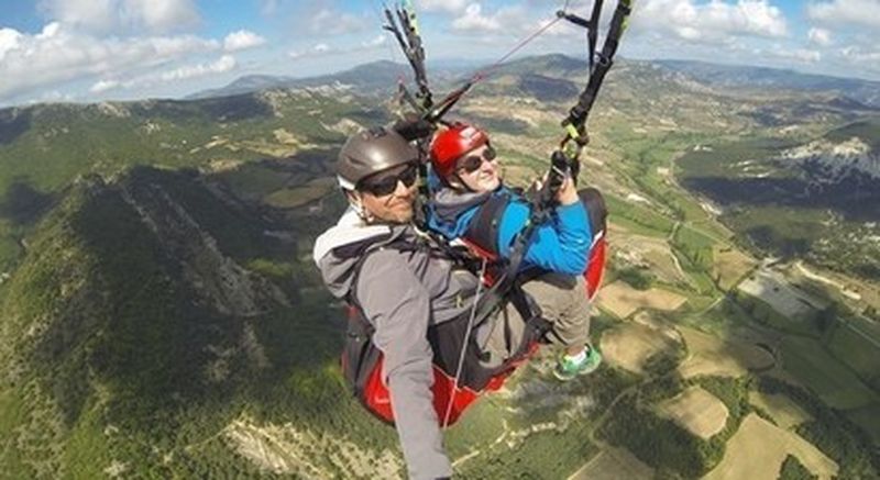 Vol en parapente près de Sisteron
