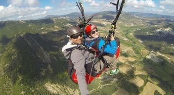 Vol en parapente près de Sisteron