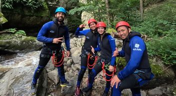 Canyoning au canyon Splash dans l'Arcueil