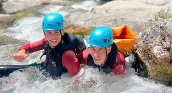 Canyoning de la Haute Borne dans les monts d'Ardèche