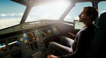 Simulateur de vol en avion de ligne à Bordeaux
