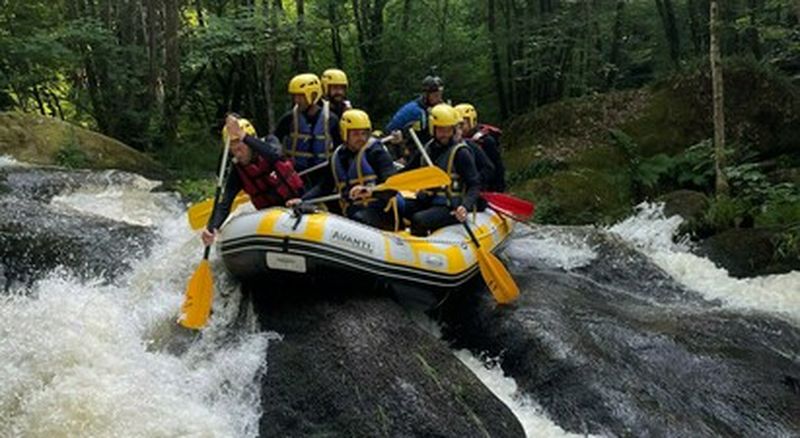 Descente en rafting dans le Morvan