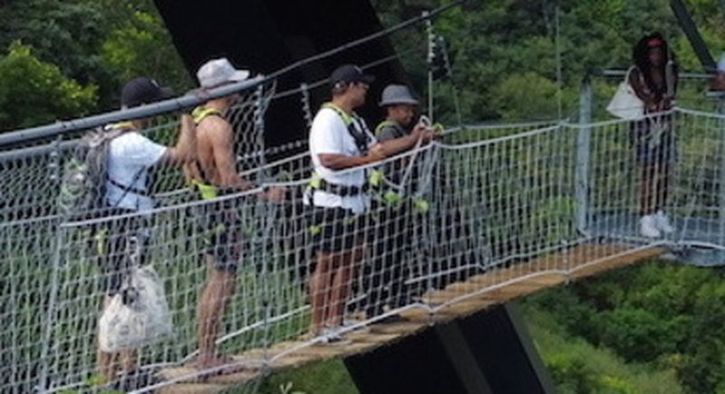 Saut à l'élastique à La Réunion