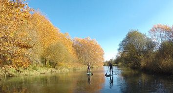 Cours de paddle en rivière à Bayonne