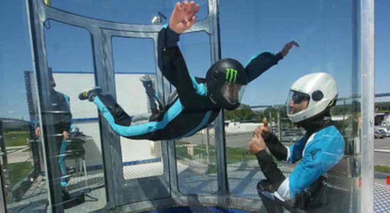 Simulateur de chute libre à Pujaut
