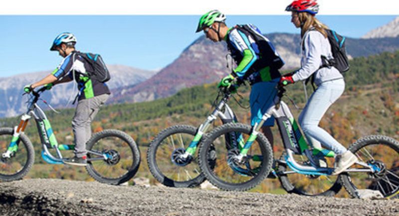 Randonnée en trottinettes Electrique Tout Terrain dans le Parc Naturel Régional du Vercors