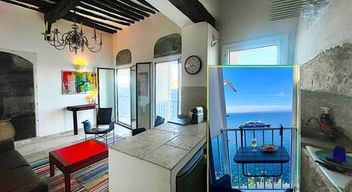 Week-end insolite - Appartement à flanc de falaise avec vue mer à Bonifacio