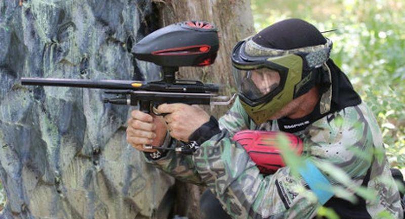 Partie de paintball près de Paris