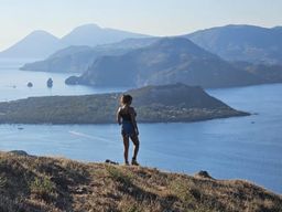 Randonnée guidée à Vulcano dans les îles Éoliennes, Sicile