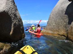 Excursion en kayak de mer à la presqu'île d'Isolella, Ajaccio