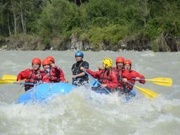 Descente en rafting de l'Arve à Chamonix