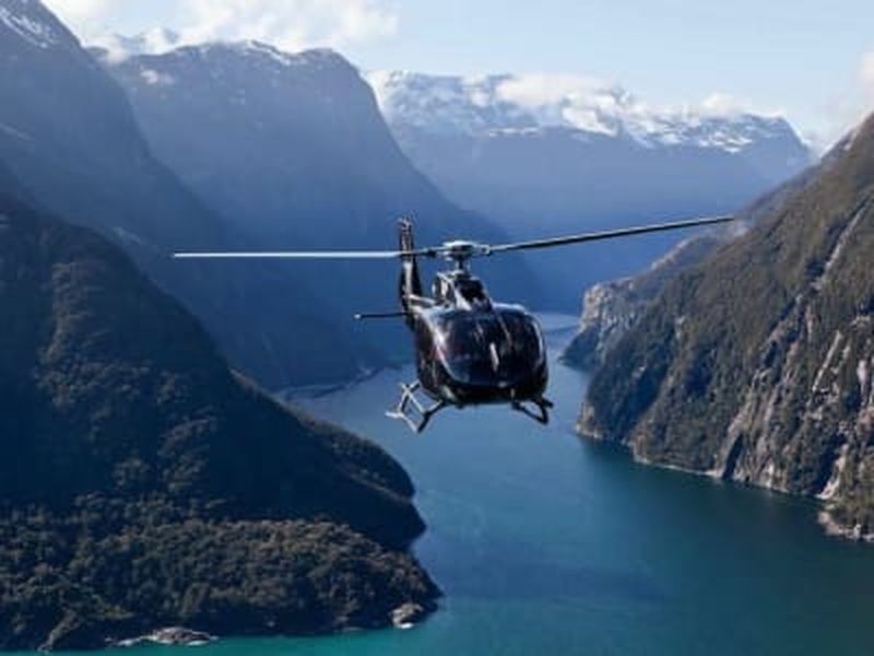 Vol en hélicoptère au-dessus du Trolltunga et du fjord de Hardanger depuis Bergen