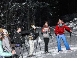 Randonnée Nocturne Raquettes à Neige à Megève