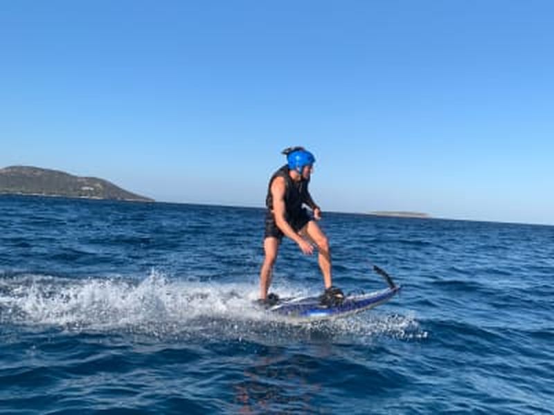 Jet Surf depuis la plage de Palombaggia, Porto-Vecchio