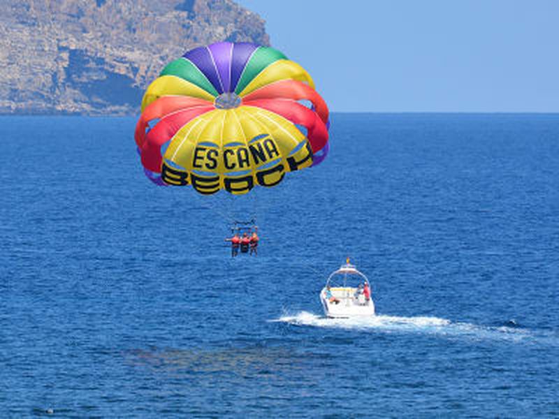 Vol en parachute ascensionnel depuis Es Canar, à Santa Eulària des Riu, Ibiza