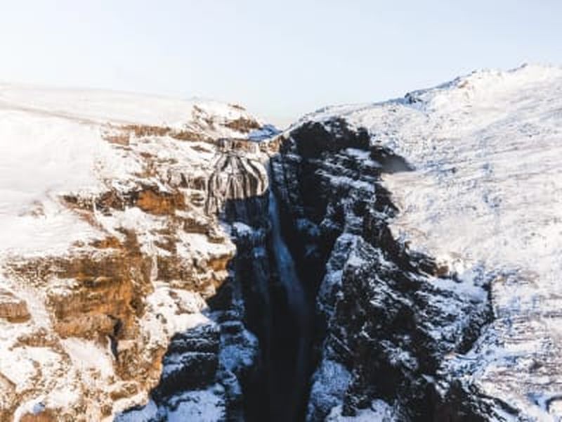Vol en hélicoptère vers les chutes d'eau de Glymur et le volcan Hengill depuis Reykjavík