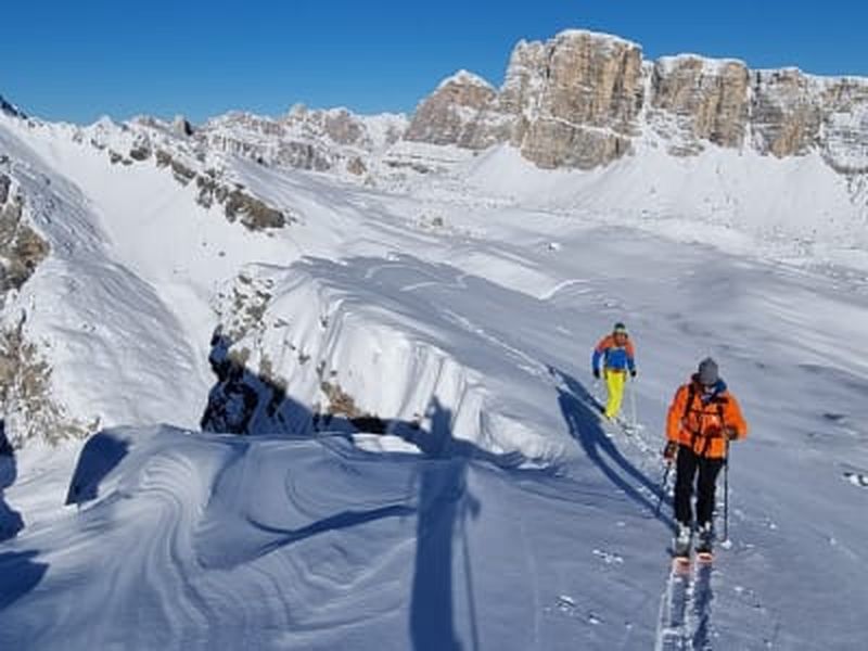 Excursion en ski de randonnée à Cortina d'Ampezzo