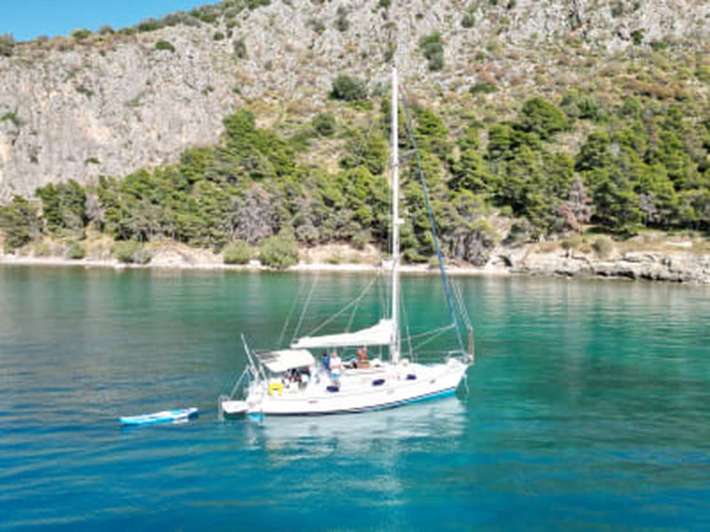 Croisière en bateau d'une demi-journée au départ de Nauplie dans le Péloponnèse