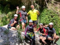 Excursion en canyoning dans les gorges de Kourtaliotiko près de Réthymnon