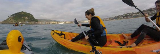 Balade en kayak à Hondarribia