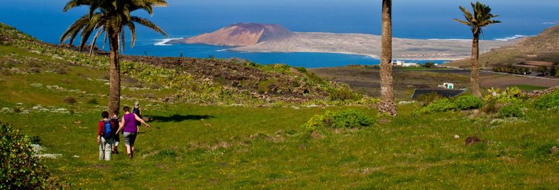 Randonnée au volcan de La Corona et à Risco de Famara