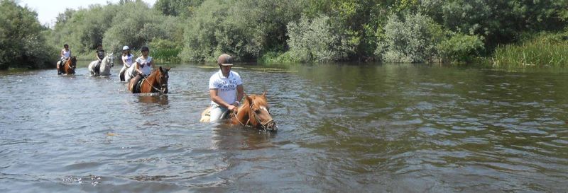 Balade à cheval sur les berges de la rivière Tormes