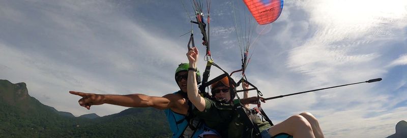 Vol en parapente au-dessus de Rio de Janeiro