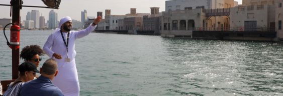 Dubai Creek, Al Fahidi et les souks de l'or et des épices