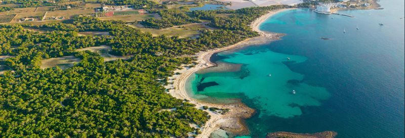 Excursion en bateau à la plage d'Es Trenc