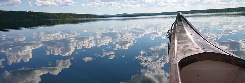 Balade en kayak sur la rivière Torne