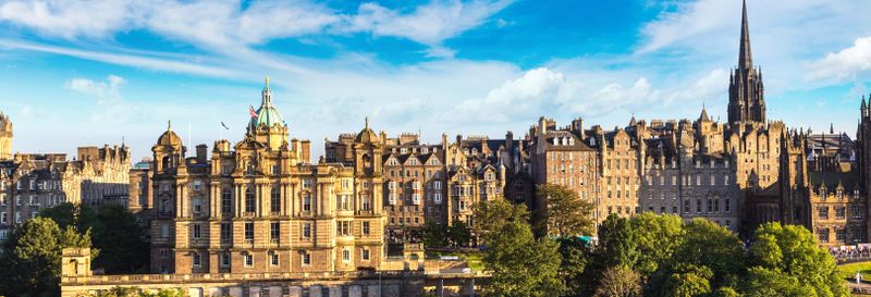 Visite dans le quartier de New Town à Édimbourg