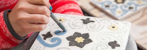 Atelier de décoration d'azulejos
