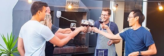 Barbecue argentin dans le quartier de Palermo