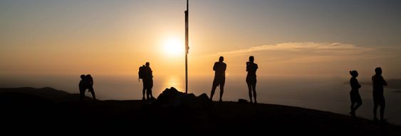 Randonnée à Appietto au coucher du soleil
