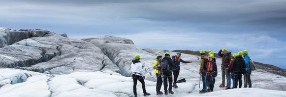 Randonnée sur le glacier Vatnajökull