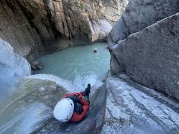 Canyoning au canyon de l'Ecot près de Bonneval-sur-Arc (73)