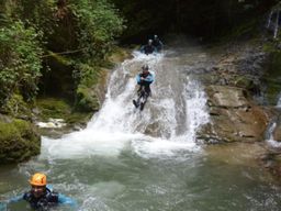 Canyoning à Saint-Gervais dans le canyon des Écouges (38)