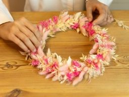 Atelier couronne en fleurs séchées à Rouen (76)