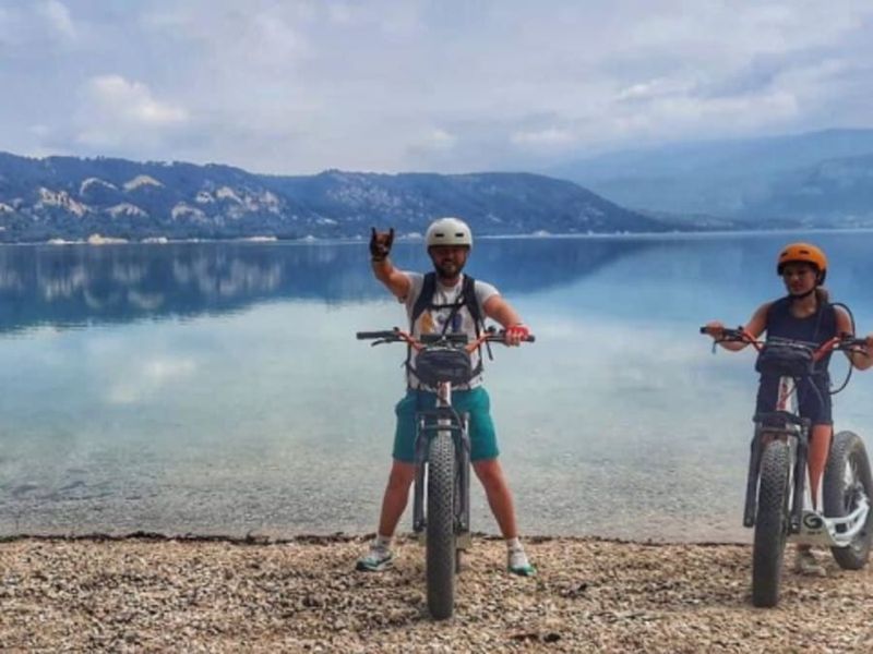 Balade à trottinette électrique autour du Lac de Sainte-Croix