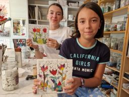 Atelier création d'une mosaïque à Rennes (35)