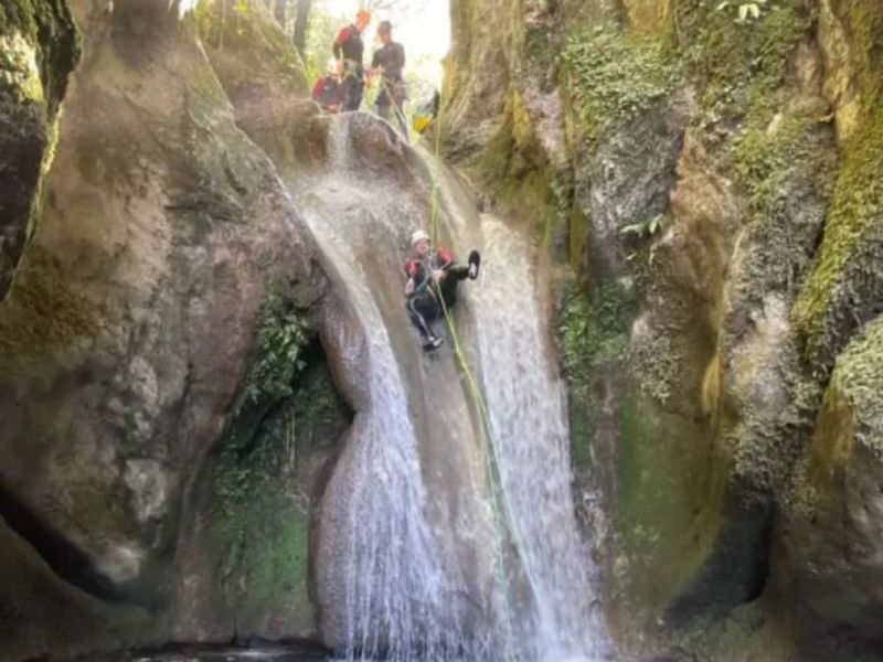 Canyoning au canyon du Grenant en Savoie (73)