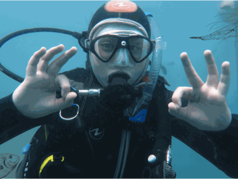 Baptême de plongée à la plage à Argelès-sur-Mer (66)