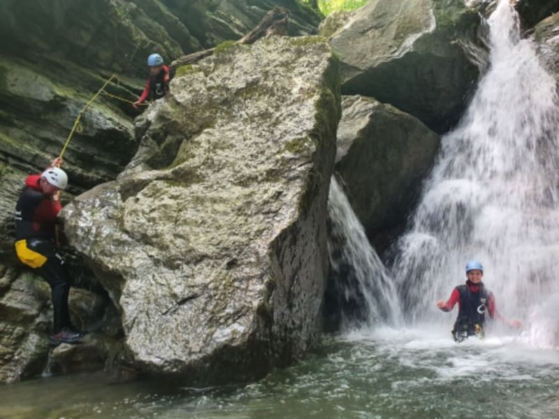 Canyoning au Canyon des Rots de Balme (73)