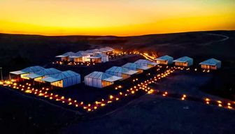 Marrakech : nuit dans le désert d'Agafay, tente, dîner et spectacle