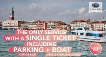 Depuis Jesolo : Bateau aller-retour pour Venise avec parking gratuit