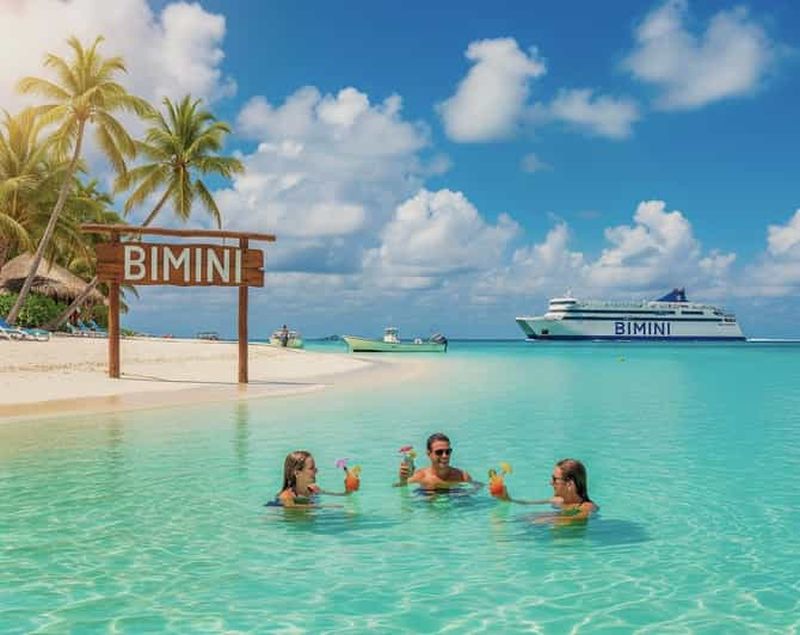 Au départ de Miami : excursion d'une journée à Bimini ou Grand Bahama en ferry