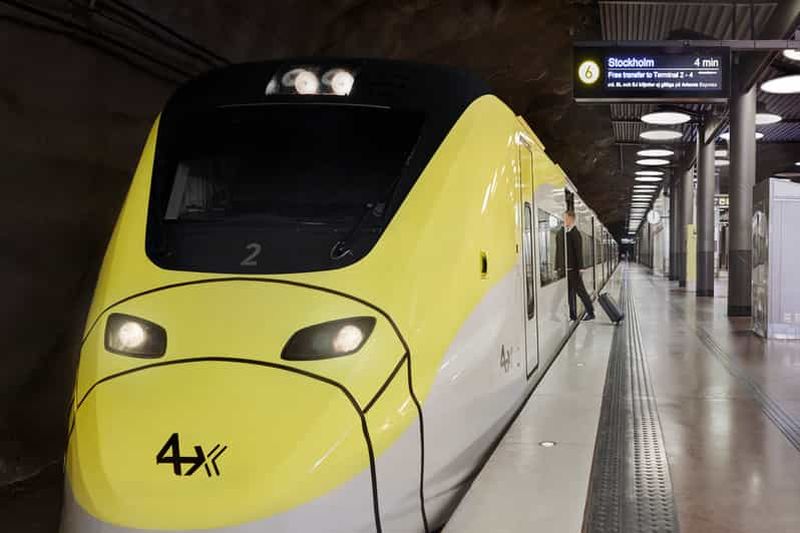 Aéroport d'Arlanda (ARN) : transfert en train vers/depuis Stockholm