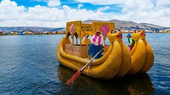 Visite d'une jounée au lac Titicaca à Puno : Uros et Amantani