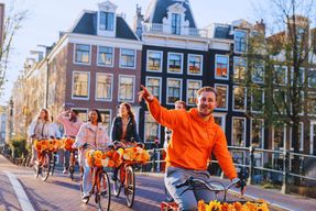 Amsterdam : visite guidée à vélo des principaux temps forts en EN/DE/ES/FR/IT