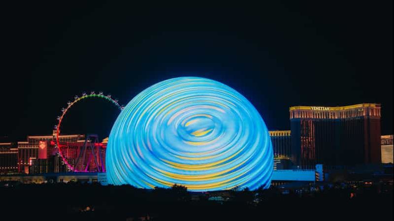 Las Vegas : The Sphere Experience - Carte postale de la Terre